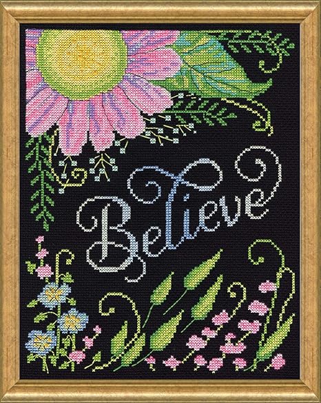 Design Works Crafts Believe Counted Cross Stitch Kit