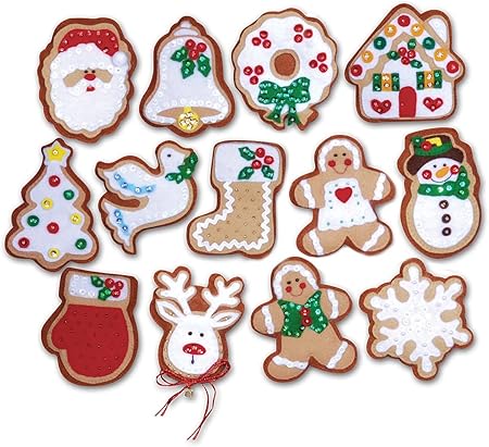 Design Works Crafts Gingerbread Cookies Felt Ornament Kit