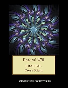 Fractal 470: Fractal cross stitch pattern