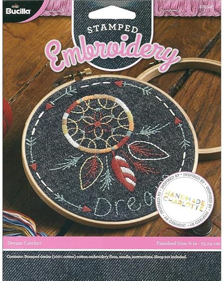 Bucilla Denim Dream Catcher Embroidery Kit