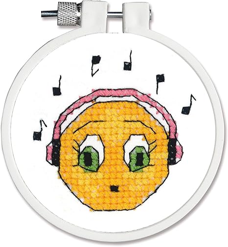 Janlynn 021-1820 Kid Singing Along Stamped Cross Stitch Kit, 3