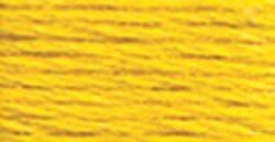 DMC Six Strand Dark Embroidery Cotton 100 Gram Cone - Lemon