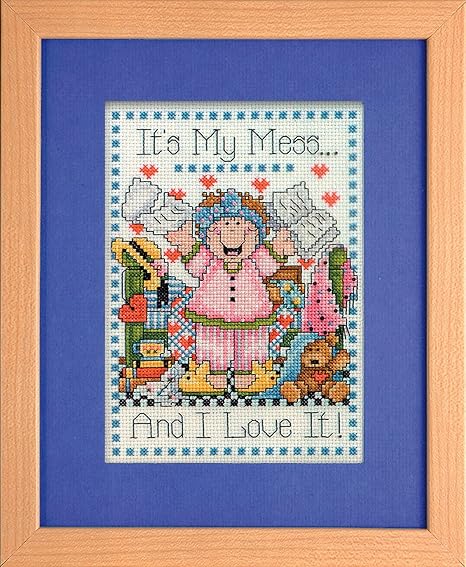 Tobin My Mess, 5 X 7 Cross Stitch Kit, 5