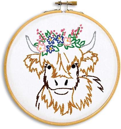 Jack Dempsey Needle Art Highland Cow 6