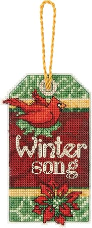 Dimensions Counted Cross Stitch, Winter Song Ornament