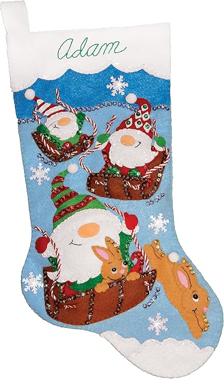 Design Works Crafts Felt Stocking Kit, Various