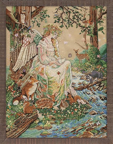 Design Works Crafts Mother Nature, 16 x 20 Counted Cross Stitch Kit, Multi-colour