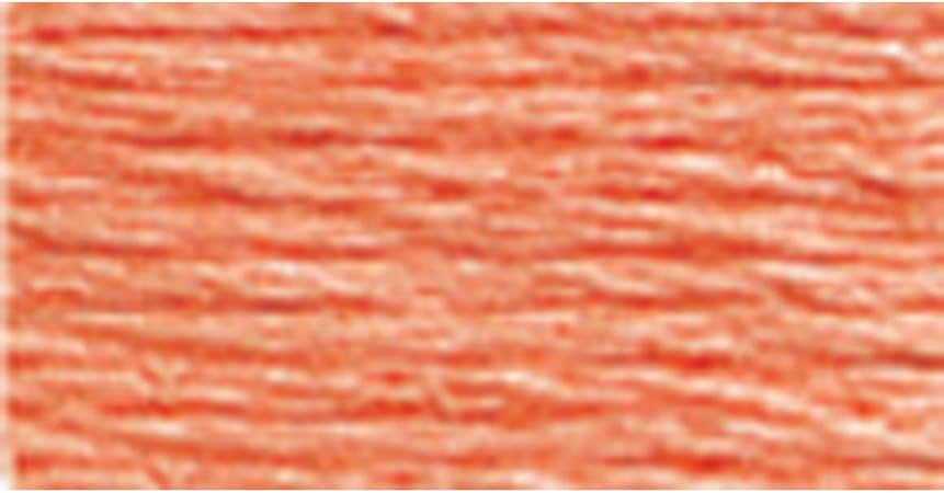 DMC 117-3341 Mouline Stranded Cotton Six Strand Embroidery Floss Thread, Apricot, 8.7-Yard