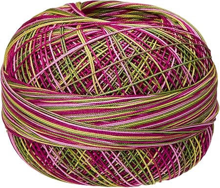 Handy Hands Lizbeth Premium Cotton Thread, Size 40, Spring Garden