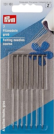 Prym 78mm Coarse Felting Needles, Silver One Size