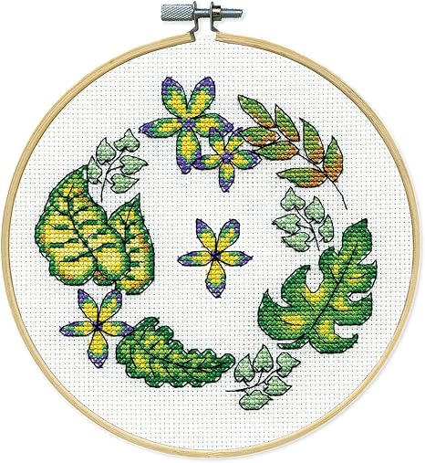 Design Works Crafts Janlynn Counted Cross Stitch Kit, Ferns