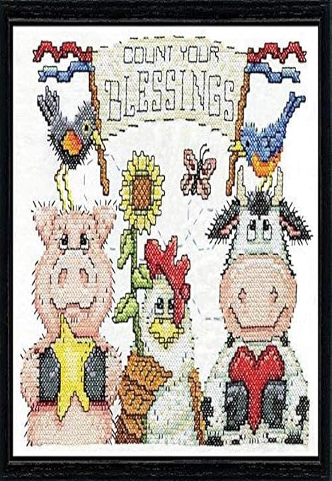 Janlynn Design Works Crafts Stamped Cross Stitch Kit, Various