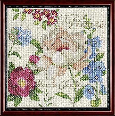 Tobin Marche Jardin Counted Cross Stitch Kit, 10