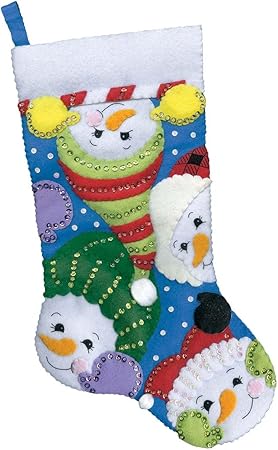 Design Works Crafts Peek A Boo Felt Stocking Kit