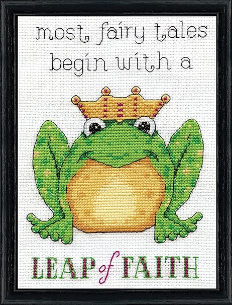 Design Works Crafts Leap of Faith Counted Cross Stitch Kit, Multi