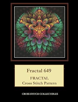 Fractal 649: Fractal Cross Stitch Pattern