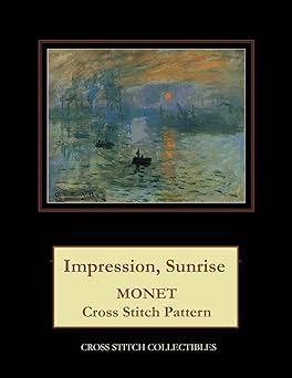 Impression, Sunrise: Monet cross stitch pattern