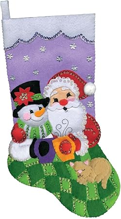 Design Works Crafts Warming up Friends Felt Stocking Kit