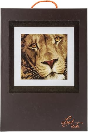 Vervaco LanArte King of Animals on Aida Counted Cross Stitch Kit, 13.75