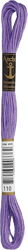 Anchor Six Strand Embroidery Floss 8.75 Yards-Lavender Medium 12 per Box