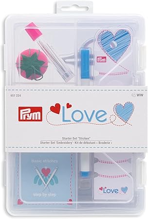 Prym Embroidery Starter Set Sewing Kit, One Size, Multicolor