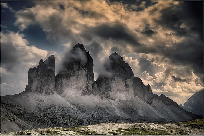 Trademark Fine Art 'Le Tre Cime Di Lavaredo' Canvas Art by Aida Ianeva