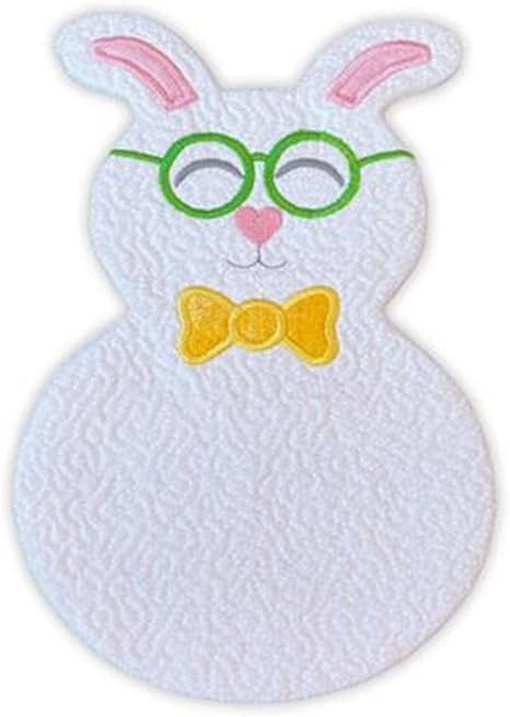 Pickle Pie Designs Easter Bunny Trivets ITH CD Machine Embroidery Pattern