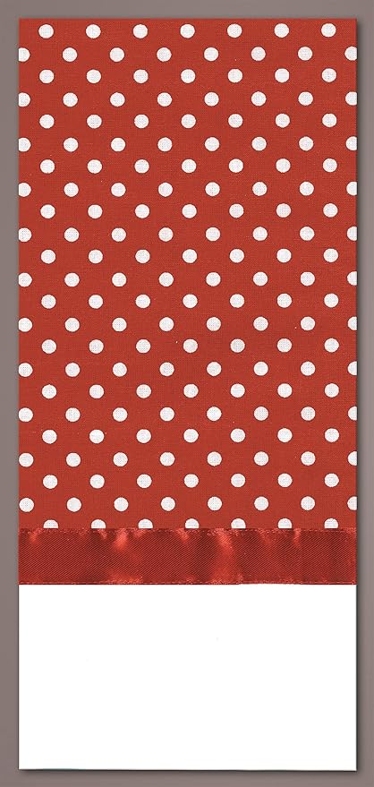 Design Works Crafts Embroidery Polka Dot Towel, 18 by 28