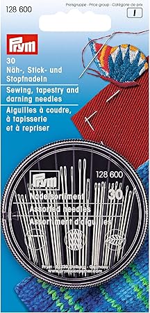 Prym Tapestry/Darning, Assorted, 30 pc Hand Needles, 79.5 x 1.7 x 0.7 cm, Silver