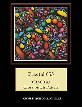 Fractal 635: Fractal cross stitch pattern