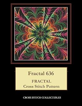 Fractal 636: Fractal cross stitch pattern