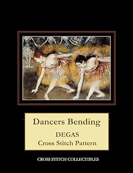 Dancers Bending: Degas cross stitch pattern