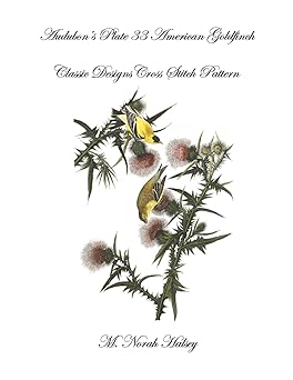 Audubon's Plate 33 American Goldfinch: Classic Designs Cross Stitch Pattern