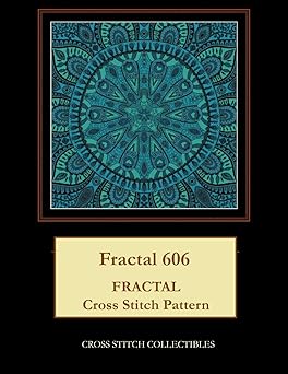 Fractal 606: Fractal cross stitch pattern