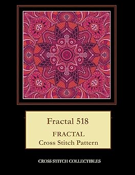 Fractal 518: Fractal cross stitch pattern