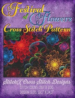 Festival of Flowers Cross Stitch Pattern