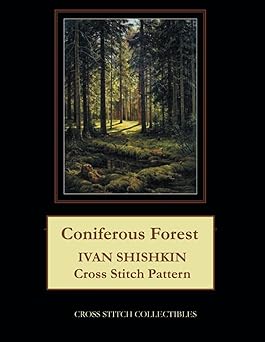 Coniferous Forest: Ivan Shishkin Cross Stitch Pattern