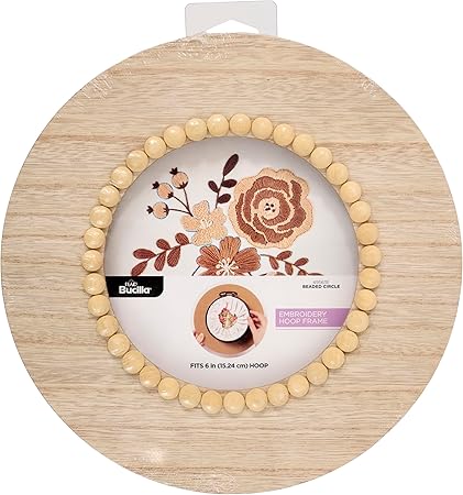 Bucilla Beaded Circle Frame, Fits 6