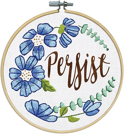 Persist Stamped for Embroidery Kit w/Hoop