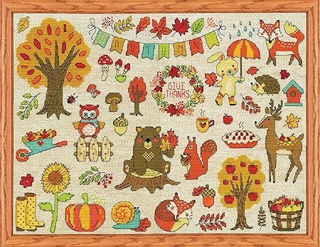 Autumn Counted Cross Stitch Kit