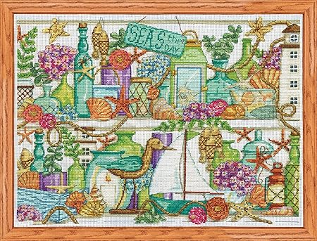 Design Works Crafts Seas The Day Counted Cross Stitch Kit