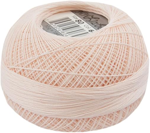 Lizbeth Size 80 Thread, Pearl Blush