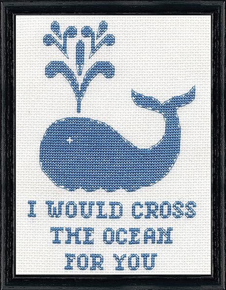 Design Works Crafts Whale Counted Cross Stitch Kit