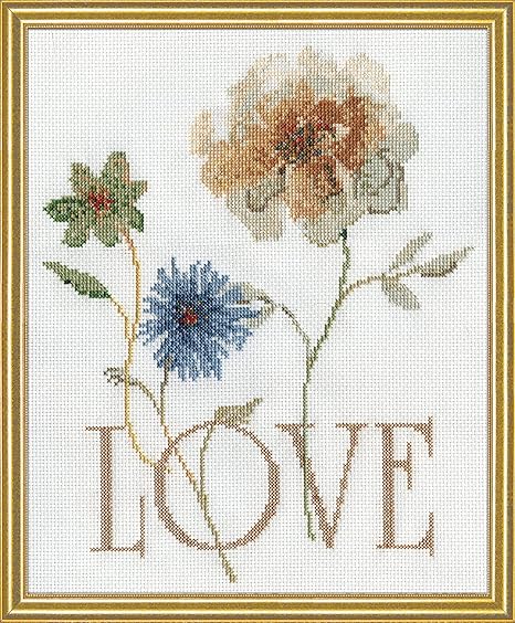 Design Works Crafts Golden Love Counted Cross Stitch Kit