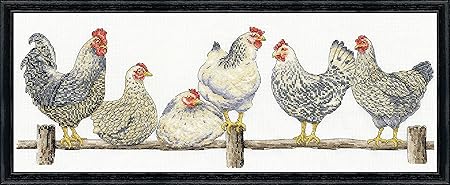 Design Works Crafts The Roost Counted Cross Stitch Kit