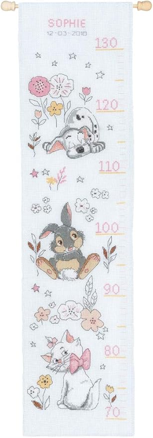 Vervaco Counted Cross Stitch Dalmatian, 18.0 x 70.0 x 0,3 cm, Multicoloured