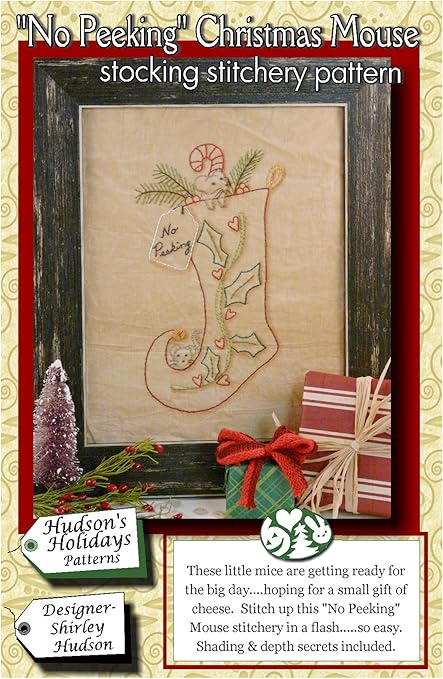 Hudson's Holiday Designs No Peeking Christmas Stocking