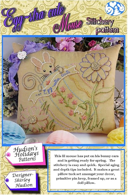 Hudson's Holiday Designs Egg-stra Cute Mouse Stitchery