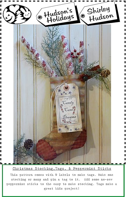 Hudson's Holiday Designs Christmas Stocking Peppermint