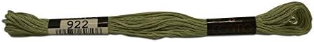 Lecien Japan 2512-922 Cosmo Cotton Embroidery Floss, 8m, Skein Green